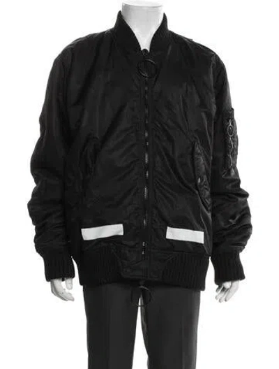 Pre-owned Off-white 2017 Bomber Jacket In Black