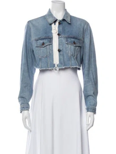 Pre-owned Off-white 2017 Denim Jacket In Blue
