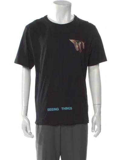Pre-owned Off-white 2017 Graphic Print T-shirt In Black