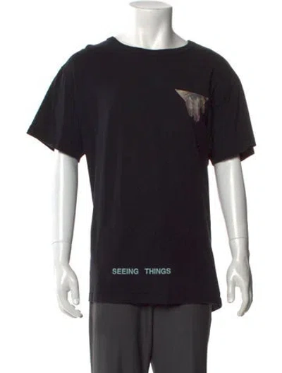Pre-owned Off-white 2017 Graphic Print T-shirt In Black