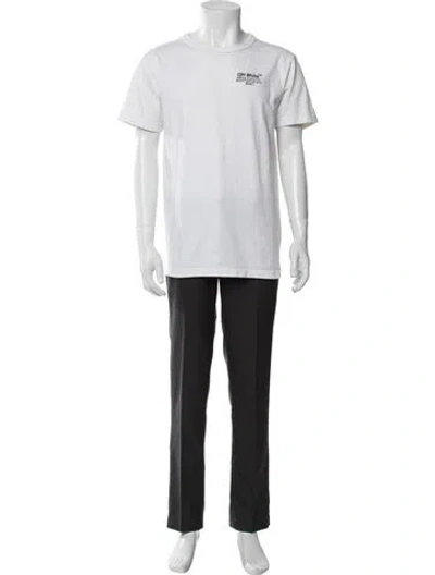 Pre-owned Off-white 2017 Graphic Print T-shirt In White