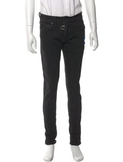 Pre-owned Off-white 2017 Skinny Jeans In Black
