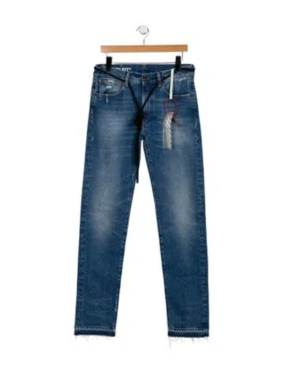 Pre-owned Off-white 2017 Skinny Jeans In Blue