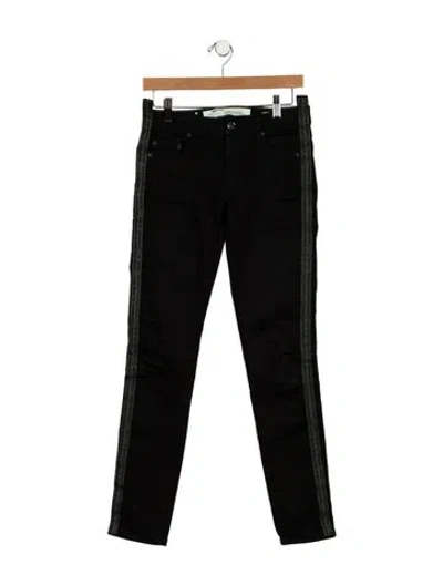 Pre-owned Off-white 2017 Skinny Leg Jeans In Black