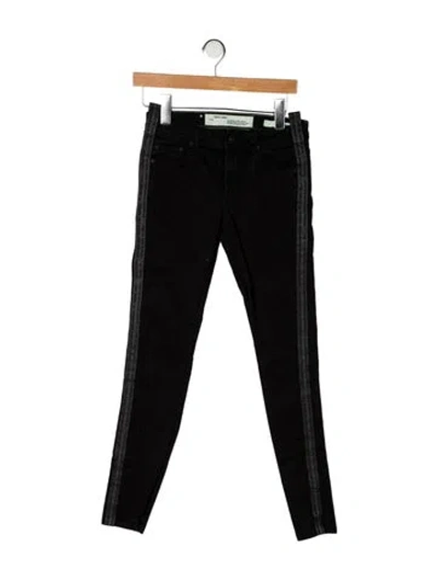 Pre-owned Off-white 2017 Skinny Leg Jeans In Black