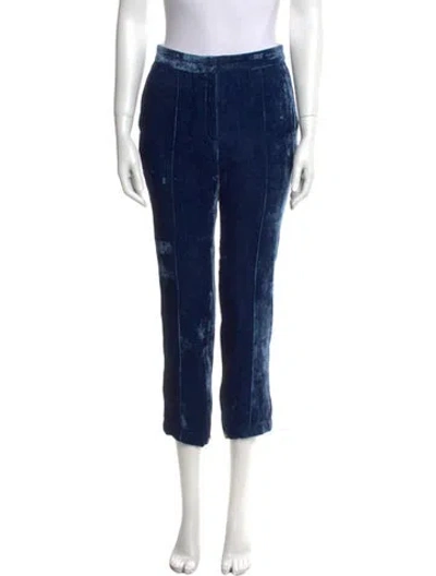 Pre-owned Off-white 2017 Straight Leg Pants In Blue