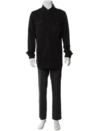 Pre-owned Off-white 2017 Trench Coat In Black