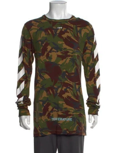 Pre-owned Off-white 2018 Arrow T-shirt In Green