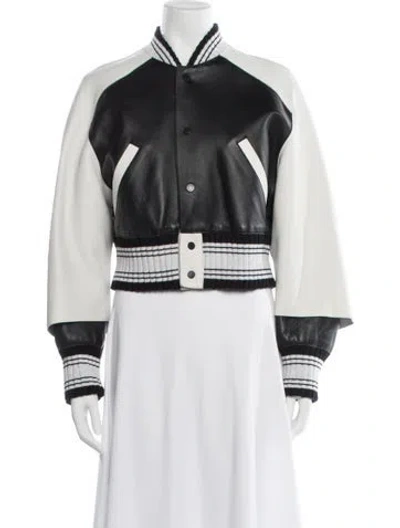 Pre-owned Off-white 2018 Arrows Bomber Jacket In White