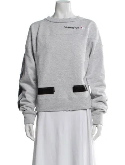 Pre-owned Off-white 2018 Arrows Sweatshirt In Gray