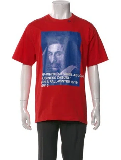 Pre-owned Off-white 2018 Bernini T-shirt In Red