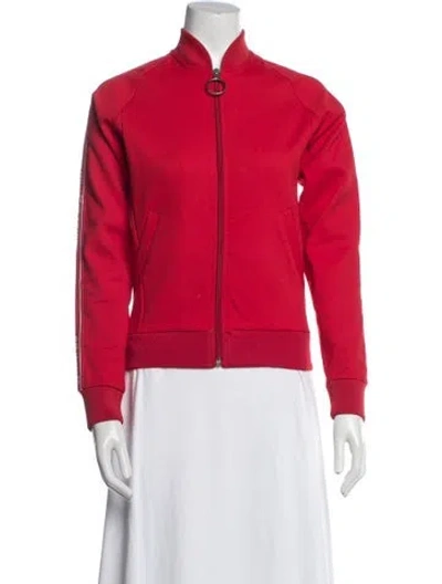 Pre-owned Off-white 2018 Bomber Jacket In Red
