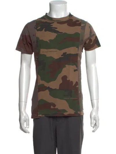 Pre-owned Off-white 2018 Camo Arrows T-shirt In Brown