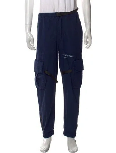 Pre-owned Off-white 2018 Cargo Pants In Blue