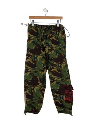 Pre-owned Off-white 2018 Cargo Pants In Green