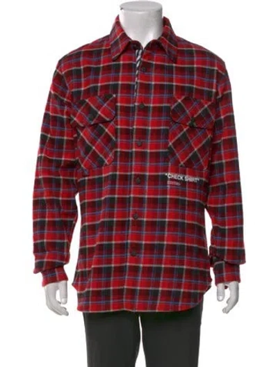 Pre-owned Off-white 2018 Check Shirt In Red
