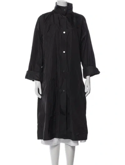 Pre-owned Off-white 2018 Coat In Black
