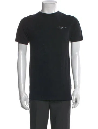 Pre-owned Off-white 2018 Crew Neck T-shirt In Black