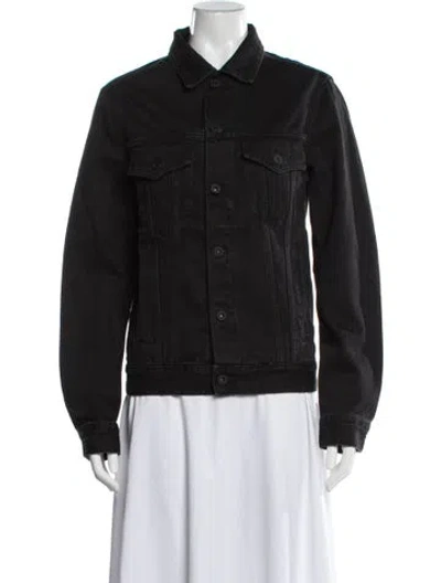 Pre-owned Off-white 2018 Denim Jacket In Black