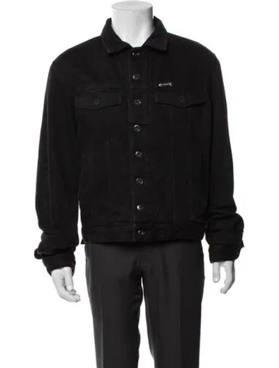 Pre-owned Off-white 2018 Denim Jacket In Black