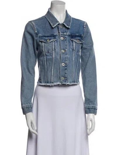 Pre-owned Off-white 2018 Denim Jacket In Blue