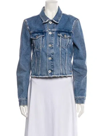 Pre-owned Off-white 2018 Denim Jacket In Blue