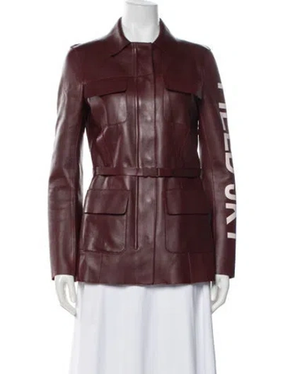 Pre-owned Off-white 2018 'field Jkt' Utility Jacket In Burgundy