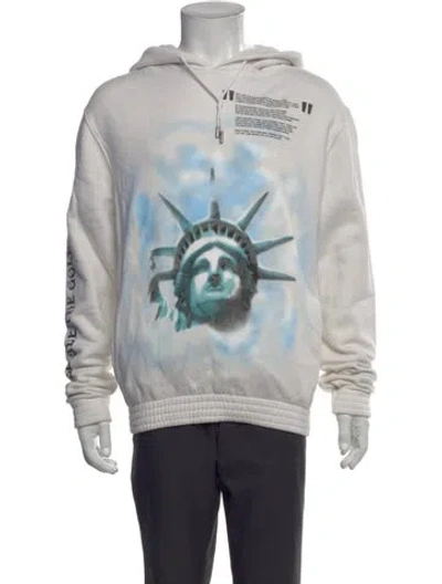 Pre-owned Off-white 2018 Graphic Print Hoodie In Multi