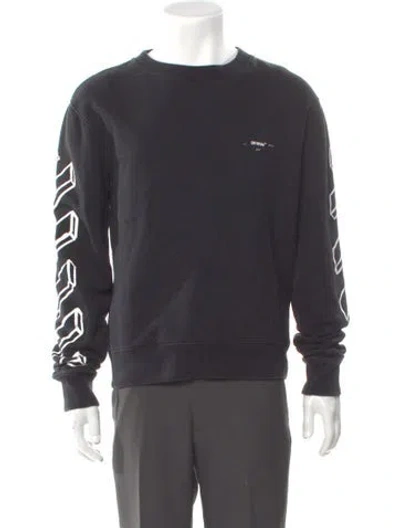 Pre-owned Off-white 2018 Graphic Print Pullover In Gray