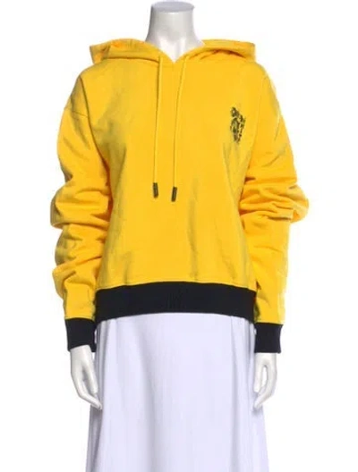 Pre-owned Off-white 2018 Graphic Print Sweatshirt In Yellow