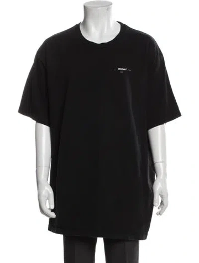 Pre-owned Off-white 2018 Graphic Print T-shirt In Black