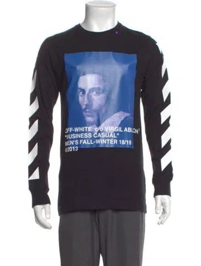 Pre-owned Off-white 2018 Graphic Print T-shirt In Black