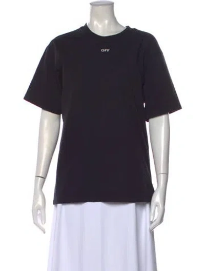 Pre-owned Off-white 2018 Graphic Print T-shirt In Black