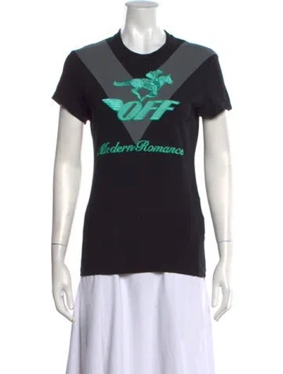 Pre-owned Off-white 2018 Graphic Print T-shirt In Black