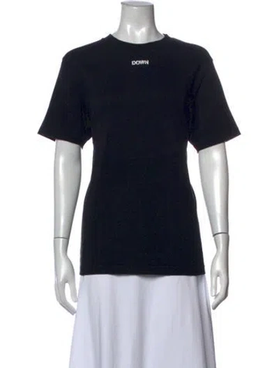 Pre-owned Off-white 2018 Graphic Print T-shirt In Black