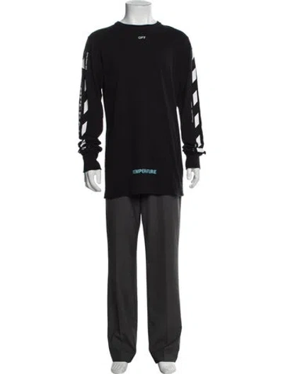 Pre-owned Off-white 2018 Graphic Print T-shirt In Black