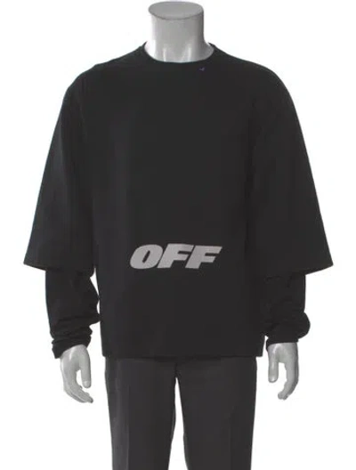 Pre-owned Off-white 2018 Graphic Print T-shirt In Gray