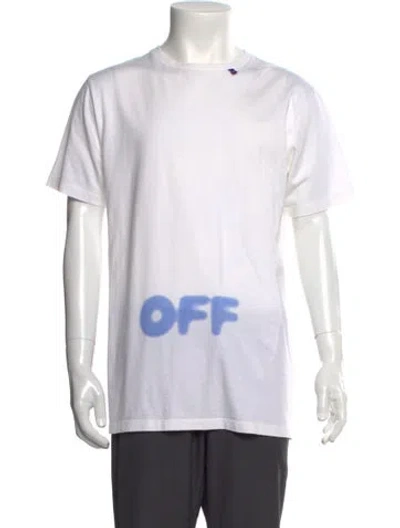 Pre-owned Off-white 2018 Graphic Print T-shirt In White