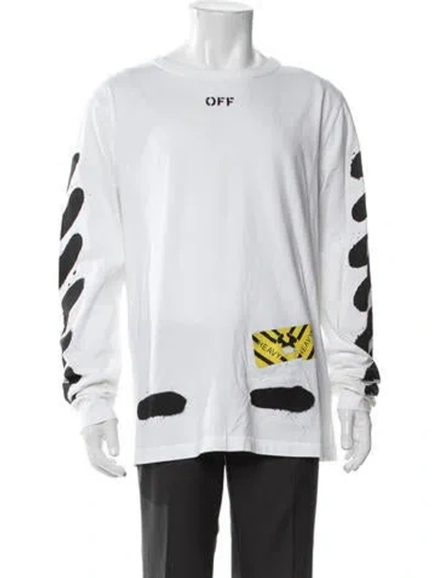 Pre-owned Off-white 2018 Graphic Print T-shirt In White