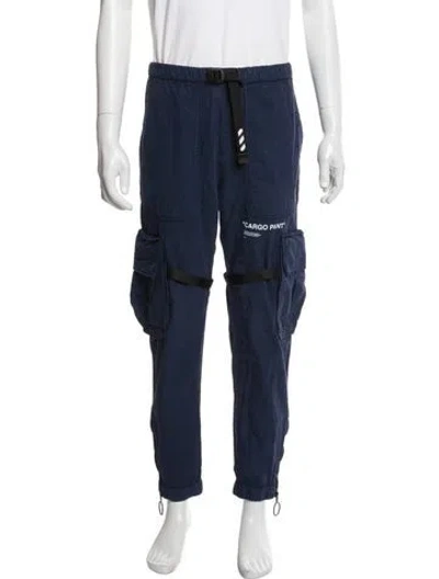 Pre-owned Off-white 2018 Joggers In Blue