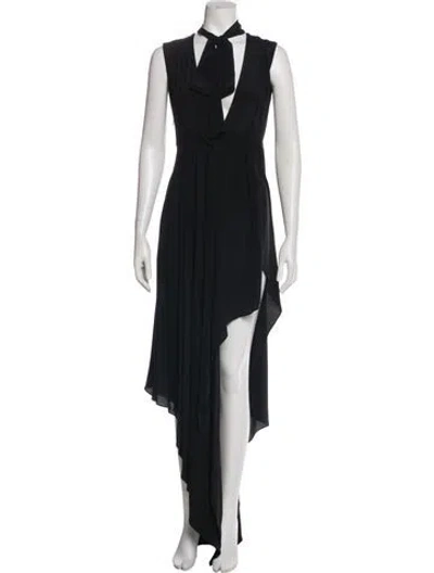 Pre-owned Off-white 2018 Long Dress In Black