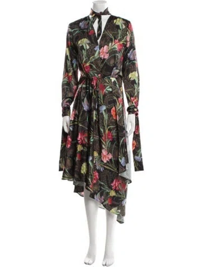 Pre-owned Off-white 2018 Long Dress In Brown