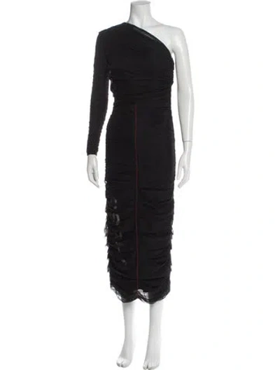 Pre-owned Off-white 2018 Long Dress In Gray