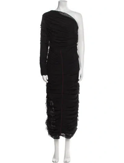 Pre-owned Off-white 2018 Long Dress W/ Tags In Black