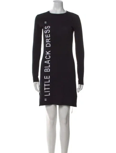 Pre-owned Off-white 2018 Mini Dress In Multi