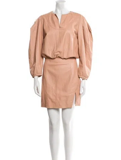 Pre-owned Off-white 2018 Mini Dress In Pink