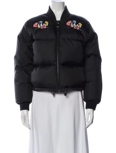 Pre-owned Off-white 2018 Nylon Bomber Jacket In Gray