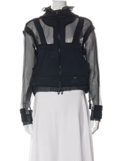 Pre-owned Off-white 2018 Silk Jacket In Black