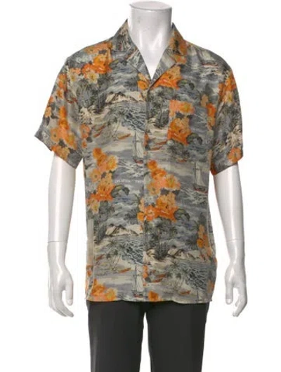 Pre-owned Off-white 2018 Silk Shirt In Orange