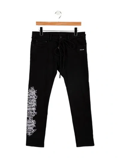 Pre-owned Off-white 2018 Skinny Jeans In Black